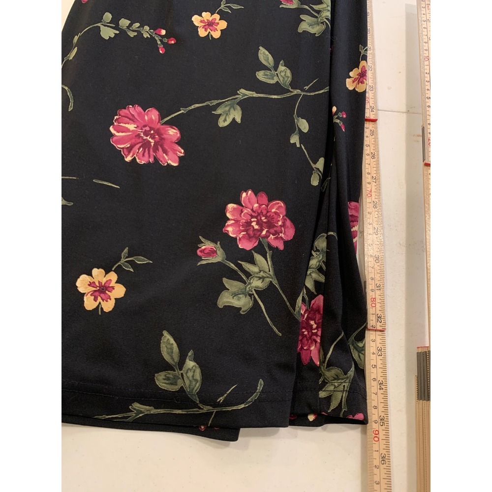 Jaclyn Smith Floral Maxi Skirt XL Cottagecore Vintage Aesthetic Women - Picture 6 of 6